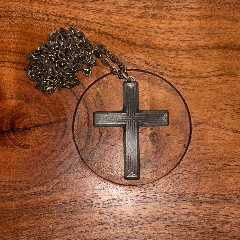 Vintage Danish designer Jorgen Jensen Holy Cross pendant